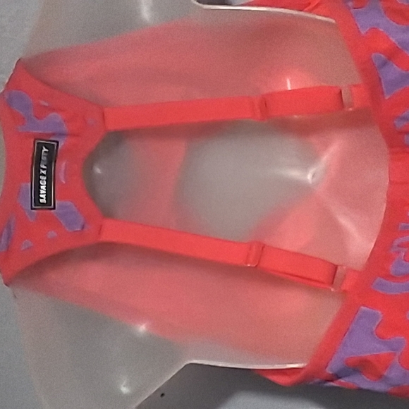 Savage X Fenty Red and Purple Women's Top - Picture 4 of 8